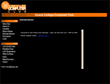 Tablet Screenshot of dc3.doane.edu
